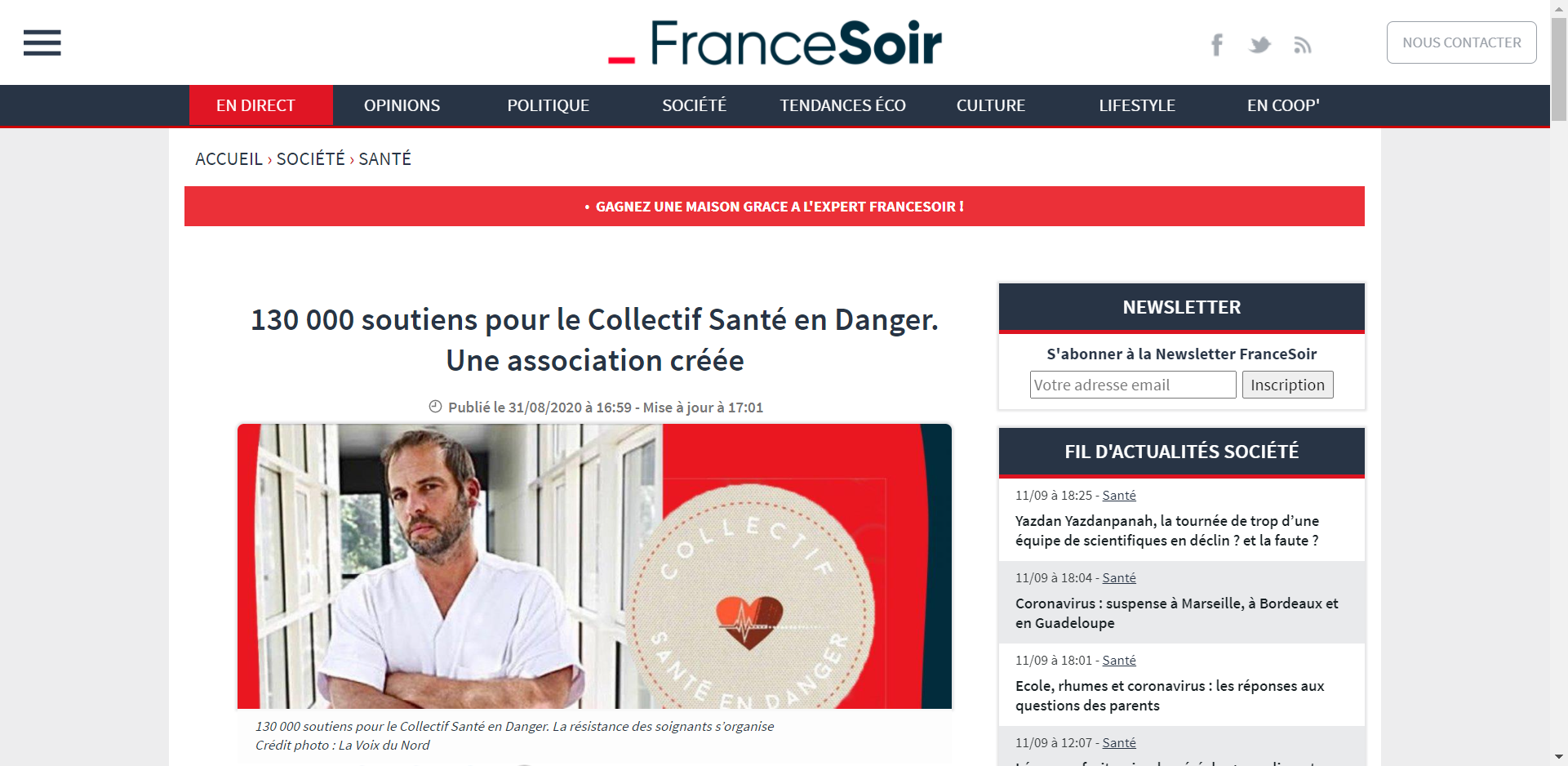 Média Collectif SED - France soir 2