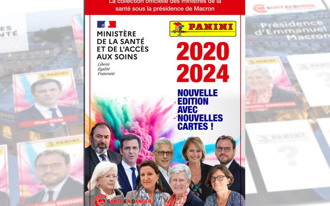 Collection Panini : Les Ministres de la Santé d’Emmanuel Macron – Une édition spéciale à ne pas manquer !